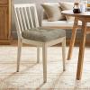 imagedownluxe Chair Cushions for Dining Chairs 4 Pack Tufted Indoor Chair Pads with NonSlip Bottom UShaped Kitchen Chair Cushions 17quotx17quotx4quot KhakiKhaki