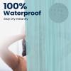 imagedownluxe Clear Shower Curtain Liner PEVA Lightweight Plastic Shower Liner with 3 Magnets 72quot x 72quot Waterproof Bathroom CurtainBlue