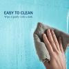 imagedownluxe Clear Shower Curtain Liner PEVA Lightweight Plastic Shower Liner with 3 Magnets 72quot x 72quot Waterproof Bathroom CurtainBlue