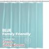 imagedownluxe Clear Shower Curtain Liner PEVA Lightweight Plastic Shower Liner with 3 Magnets 72quot x 72quot Waterproof Bathroom CurtainBlue