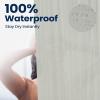imagedownluxe Clear Shower Curtain Liner PEVA Lightweight Plastic Shower Liner with 3 Magnets 72quot x 72quot Waterproof Bathroom CurtainGrey