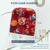 imagedownluxe Outdoor Chair Cushions Set of 2 for Patio Furniture Waterproof Tufted Overstuffed Patio Furniture Cushions Memory Foam Outdoor Seat Cushion 19quot X 19quot X 5quot KhakiSonia Scarlet