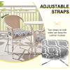 imagedownluxe Outdoor Chair Cushions Set of 4 for Patio Furniture WaterResistant Square Corner Patio Chair Cushions with Ties High Density Foam Outdoor Seat Cushion 185quot X 16quot X 3quot BlackGrey Gourd