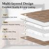 imagedownluxe Weighted Blanket King Size 18 lb Weighted Blanket with Glass Beads for All Season Machine Washable Heavy Blanket White 108 X 90 InchBrown