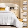 imagedownluxe Weighted Blanket King Size 18 lb Weighted Blanket with Glass Beads for All Season Machine Washable Heavy Blanket White 108 X 90 InchIvory