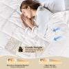 imagedownluxe Weighted Blanket King Size 18 lb Weighted Blanket with Glass Beads for All Season Machine Washable Heavy Blanket White 108 X 90 InchIvory