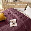imagedownluxe Weighted Blanket King Size 18 lb Weighted Blanket with Glass Beads for All Season Machine Washable Heavy Blanket White 108 X 90 InchMaroon