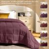 imagedownluxe Weighted Blanket King Size 18 lb Weighted Blanket with Glass Beads for All Season Machine Washable Heavy Blanket White 108 X 90 InchMaroon