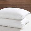 imagedownluxe Down Alternative Pillows King Size Set of 2  Hotel Collection Soft Bed Pillows for Sleeping Perfect for Side Back and Stomach Sleepers 20 X 36Horizontal Stripes