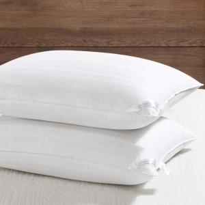 imagedownluxe Down Alternative Pillows King Size Set of 2  Hotel Collection Soft Bed Pillows for Sleeping Perfect for Side Back and Stomach Sleepers 20 X 36Horizontal Stripes