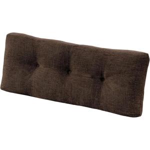 imagedownluxe Indoor Bench Cushion for Indoor Furniture NonSlip Tufted Overstuffed Textured Foam Bench Seat Cushion 36quot X 14quot X 4quot Brown 1 PackBrown