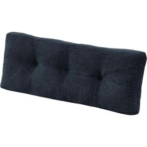 imagedownluxe Indoor Bench Cushion for Indoor Furniture NonSlip Tufted Overstuffed Textured Foam Bench Seat Cushion 36quot X 14quot X 4quot Brown 1 PackNavy
