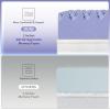 imagedownluxe 4 Inch Queen Memory Foam Mattress Topper Pro Dual Layer 2 Inch Cooling Gel Egg Crate Memory Foam Plus 2 Inch Pillow Top Medium Firm with Deep PocketWhite