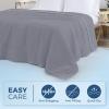 imagedownluxe Cooling Comforter Queen Size Cooling Blankets for Hot Sleepers Cold Blanket Summer Comforter with QMaxampgt04 ArcChill Cooling Fiber Light BlueDark Grey