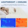imagedownluxe Cooling Comforter Queen Size Cooling Blankets for Hot Sleepers Cold Blanket Summer Comforter with QMaxampgt04 ArcChill Cooling Fiber Light BlueBeige