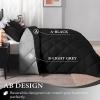 imagedownluxe Queen Comforter Set  Charcoal and Grey Queen Comforter Soft Bedding Sets for All Seasons 3 Pieces  1 Comforter 88quotx92quot and 2 Pillow Shams20quotx26quotBlackGrey