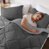 imagedownluxe Queen Comforter Set  Charcoal and Grey Queen Comforter Soft Bedding Sets for All Seasons 3 Pieces  1 Comforter 88quotx92quot and 2 Pillow Shams20quotx26quotCharcolGrey