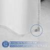 imagedownluxe Waterproof Fabric Shower Curtain Liner Soft Cloth Shower Liner with 3 Magnets Machine Washable ampamp Hotel Quality Bathroom Curtain 70quot W x 72quot L WhiteWhite