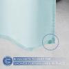 imagedownluxe Waterproof Fabric Shower Curtain Liner Soft Cloth Shower Liner with 3 Magnets Machine Washable ampamp Hotel Quality Bathroom Curtain 70quot W x 72quot L WhiteBlue