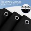 imagedownluxe Waterproof Fabric Shower Curtain Liner Soft Cloth Shower Liner with 3 Magnets Machine Washable ampamp Hotel Quality Bathroom Curtain 70quot W x 72quot L WhiteBlack