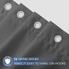imagedownluxe Waterproof Fabric Shower Curtain Liner Soft Cloth Shower Liner with 3 Magnets Machine Washable ampamp Hotel Quality Bathroom Curtain 70quot W x 72quot L WhiteDark Grey