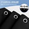 imagedownluxe Waterproof Fabric Shower Curtain Liner Soft Cloth Shower Liner with 3 Magnets Machine Washable ampamp Hotel Quality Bathroom Curtain 70quot W x 72quot L WhiteBlack