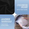 imagedownluxe Waterproof Fabric Shower Curtain Liner Soft Cloth Shower Liner with 3 Magnets Machine Washable ampamp Hotel Quality Bathroom Curtain 70quot W x 72quot L WhiteBlack