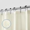 imagedownluxe Waterproof Fabric Shower Curtain Liner Soft Cloth Shower Liner with 3 Magnets Machine Washable ampamp Hotel Quality Bathroom Curtain 70quot W x 72quot L WhiteIvory