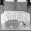 imagedownluxe Micromink Sherpa King Comforter Set  Fluffy Bedding Gray 3D Puff Grid Ultra Soft amp Warm Plush Comforter for Winter 1 Comforter 2 Pillowcases01  Fleece  Light Grey