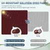 imagedownluxe Outdoor Bench Cushion for Patio Furniture Water Resistant Tufted Overstuffed Porch Swing Cushions Thick Outdoor Loveseat Cushions 44 X 19 X 5 Burgundy Set of 1Burgundy