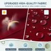 imagedownluxe Outdoor Bench Cushion for Patio Furniture Water Resistant Tufted Overstuffed Porch Swing Cushions Thick Outdoor Loveseat Cushions 44 X 19 X 5 Burgundy Set of 1Burgundy