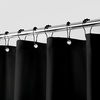 image:imagedownluxe Waterproof Fabric Shower Curtain Liner Soft Cloth Shower Liner with Magnets Machine Washable amp Hotel Quality Bathroom Curtain 70 W x 72 L Waffle WhiteBlack