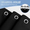image:imagedownluxe Waterproof Fabric Shower Curtain Liner Soft Cloth Shower Liner with Magnets Machine Washable amp Hotel Quality Bathroom Curtain 70 W x 72 L Waffle WhiteBlack