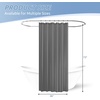 image:imagedownluxe Waterproof Fabric Shower Curtain Liner Soft Cloth Shower Liner with Magnets Machine Washable amp Hotel Quality Bathroom Curtain 70 W x 72 L Waffle WhiteDark Grey